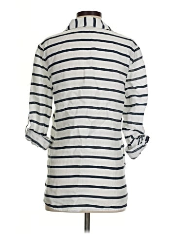Zara 3/4 Sleeve Button-Down Shirt (view 2)