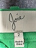 Joie 100% Polyester Solid Green Shorts Size 2 - photo 3