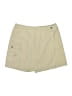 Eddie Bauer 100% Baumwolle Solid Tan Skort Size 12 Petite - photo 1