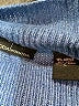 Moda International Blue Turtleneck Sweater Size L - photo 7