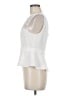 BCBGMAXAZRIA Ivory Sleeveless Blouse Size M - photo 5