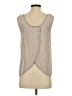 Parker 100% Silk Tan Sleeveless Silk Top Size S - photo 2