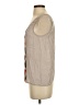 Parker 100% Silk Tan Sleeveless Silk Top Size S - photo 5