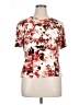 St. John 100% Cotton Ivory Short Sleeve Blouse Size XL - photo 1