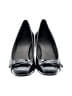 Joan & David 100% Leather Black Heels Size 8 1/2 - photo 2