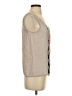 Parker 100% Silk Tan Sleeveless Silk Top Size S - photo 4