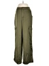 Haute Monde 100% Polyester Green Cargo Pants Size M - photo 1