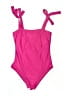 Shein Solid Pink One Piece Swimsuit Size M - photo 1