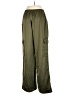Haute Monde 100% Polyester Green Cargo Pants Size M - photo 2