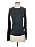 Nike 100% Polyester Silver Long Sleeve T-Shirt Size S - photo 1