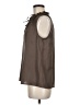 Ann Taylor LOFT 100% Polyester Brown Sleeveless Blouse Size M - photo 5