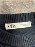 Zara Color Block Black Pullover Sweater Size M - photo 7