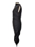 Crescent Solid Black Cocktail Dress Size L - photo 5