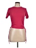 Zara Burgundy Active T-Shirt Size L - photo 1
