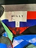 Milly Graphic Blue Cocktail Dress Size 4 - photo 6