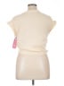 Romwe 100% Polyester Ivory Sleeveless Top Size XL - photo 2