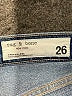 Rag & Bone Stripes Blue Jeans Size 26 waist - photo 7