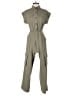 Monteau 100% Polyester Solid Gray Jumpsuit Size XS - photo 1
