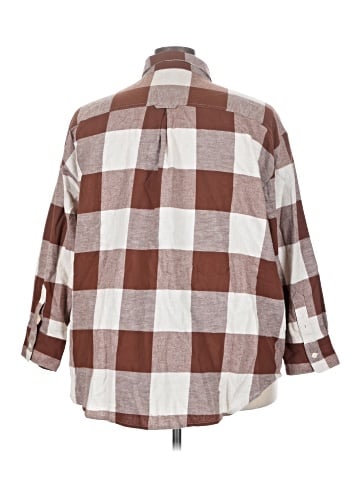 Old Navy 3/4 Sleeve Button-Down Shirt (view 2)