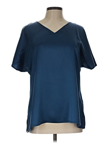 Ravella Short Sleeve Silk Top (view 1)