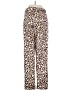 Do & Be 100% Polyester Animal Print Brown Casual Pants Size S - photo 2
