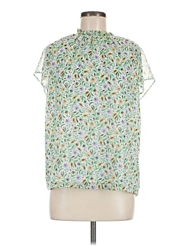 Ann Taylor Short Sleeve Blouse (view 1)