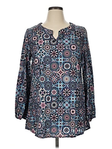 Emery Rose Long Sleeve Blouse (view 1)