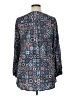Emery Rose Blue Long Sleeve Blouse Size XL - photo 2