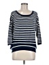 Juicy Couture Stripes Blue Pullover Sweater Size M - photo 1