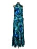 Xscape 100% Polyester Floral Blue Casual Dress Size 10 - photo 1
