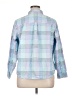L.L.Bean 100% Cotton Plaid Blue Long Sleeve Button-Down Shirt Size XL (petite) - photo 2