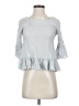 Moon River Gray 3/4 Sleeve Top Size XS - photo 1