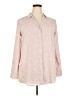Candie's 100% Polyester Stars Pink Long Sleeve Blouse Size XXL - photo 1