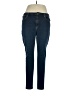 MICHAEL Michael Kors Solid Blue Jeans Size 14 - photo 1