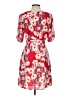 Paper Crown 100% Polyester Print Red Cocktail Dress Size 2 - photo 2