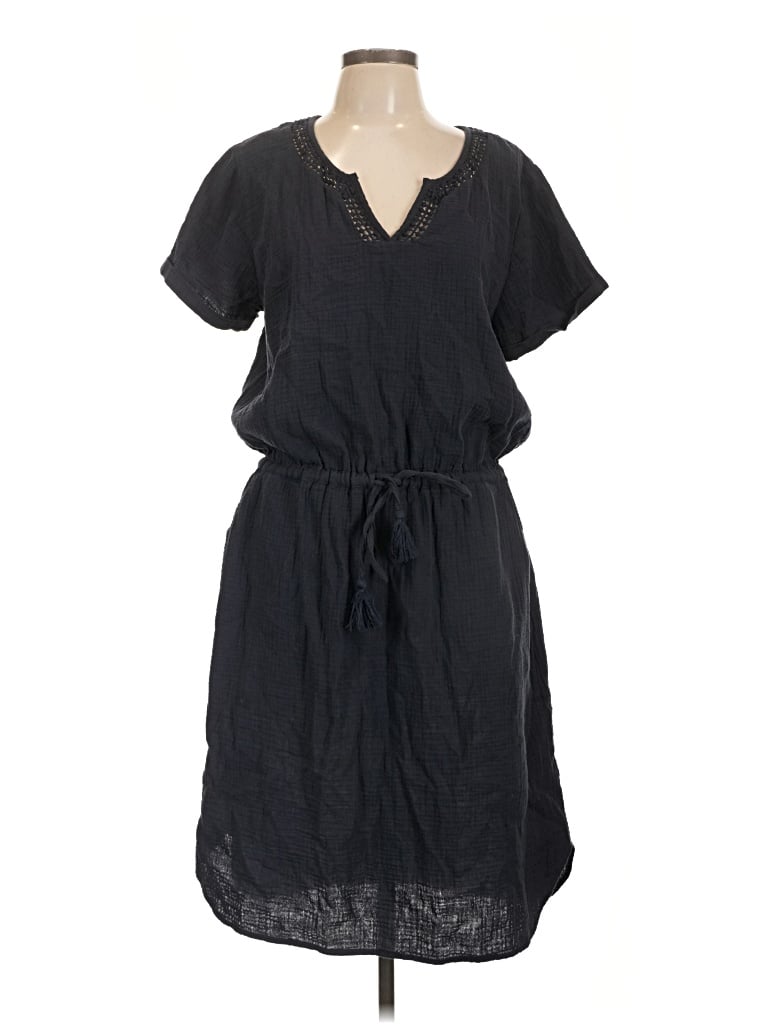 Pre-owned Talbots Casual Dress In Black