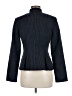 Peruvian Connection Chevron-herringbone Blue Wool Blazer Size 6 - photo 2