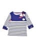 Joules 100% Baumwolle Blue Purple 3/4 Sleeve Top Size 5 - 6 - photo 1