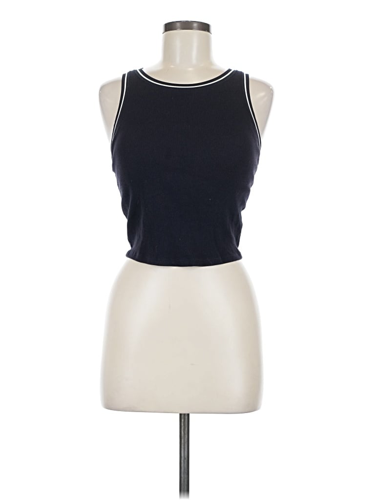 Pre-owned Uniqlo Sleeveless T-shirt In Blue