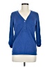 Tommy Hilfiger Blue Long Sleeve Henley Size M - photo 1