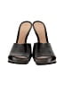 Bottega Veneta 100% Leather Gray Black Stretch Mule Size EU 37 - photo 2