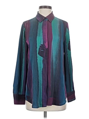 Donna Karan New York Long Sleeve Blouse (view 1)