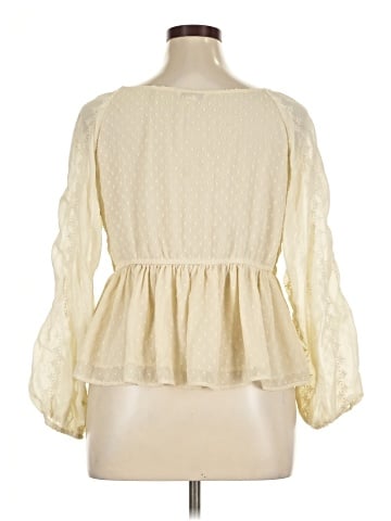 American Eagle Outfitters 3/4 Sleeve Blouse (view 2)