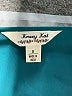 Krazy Kat 100% Polyester Teal 3/4 Sleeve Blouse Size S - photo 7