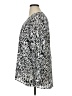Karen Kane 100% Polyester Animal Print Silver Long Sleeve Blouse Size XL - photo 5