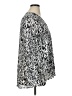 Karen Kane 100% Polyester Animal Print Silver Long Sleeve Blouse Size XL - photo 4