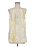CAbi 100% Silk Yellow Sleeveless Silk Top Size M - photo 1