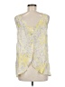 CAbi 100% Silk Yellow Sleeveless Silk Top Size M - photo 2