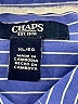 Chaps Stripes Blue Long Sleeve Button-Down Shirt Size XL - photo 7
