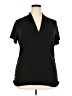 Covington Black Short Sleeve Blouse Size 2X - photo 1